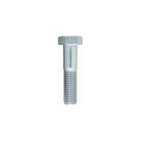 Grade 2, 3/8-16 Hex Head Cap Screw, Zinc Plated Steel, 3 In L, 325 PK